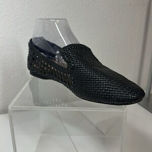 Birdies The Starling Black Woven Loafers Black Size 9